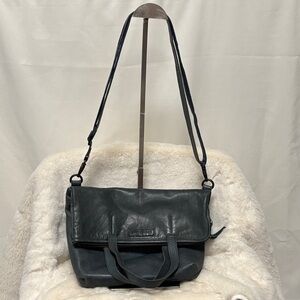 Aunts & Uncles Grapefruit grey leather convertible bag